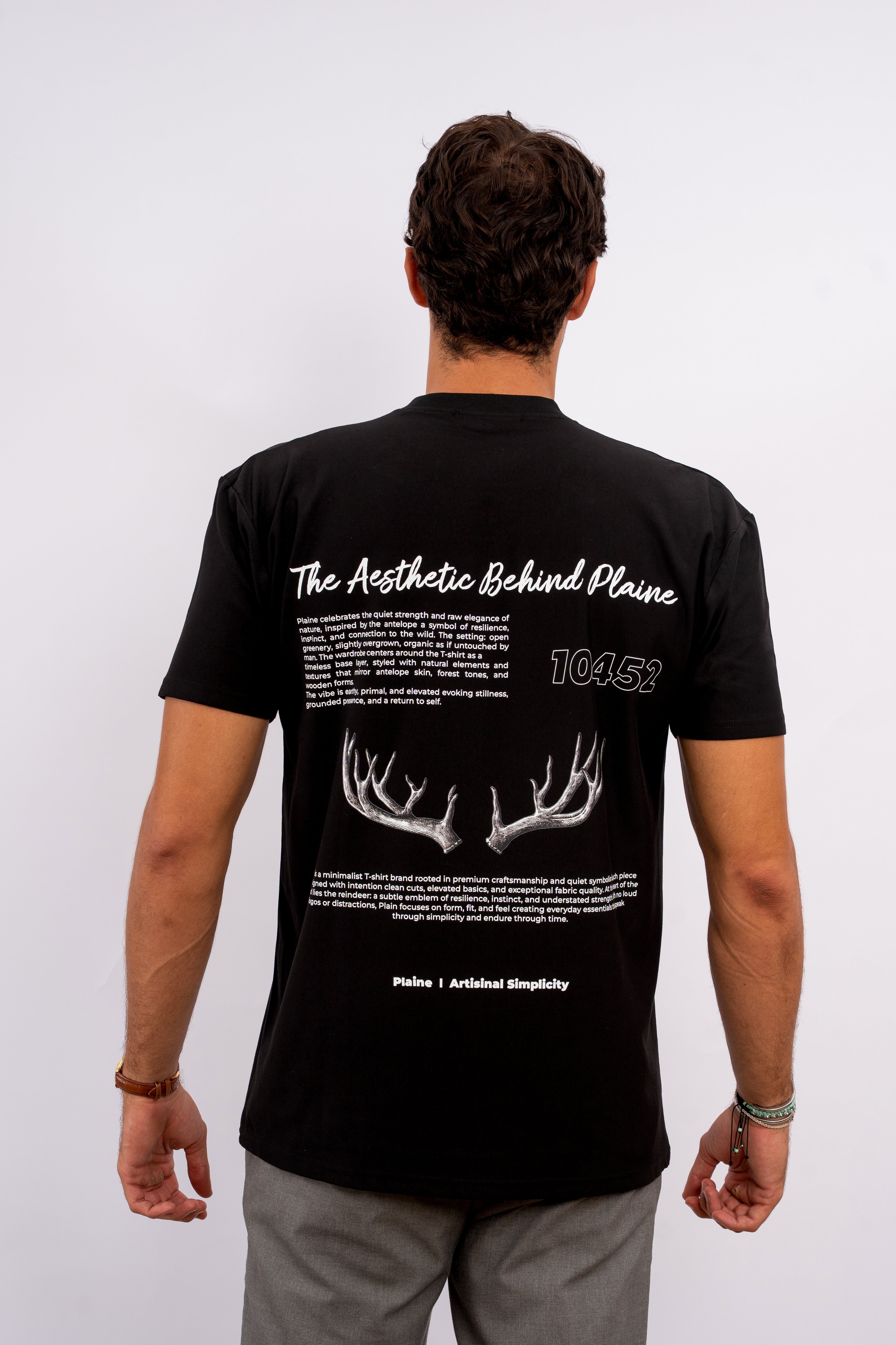 Oversized Script Black