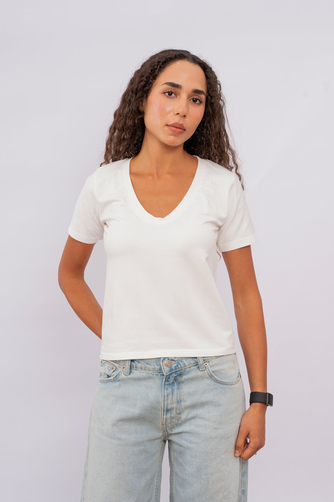 Plain U-Cut White