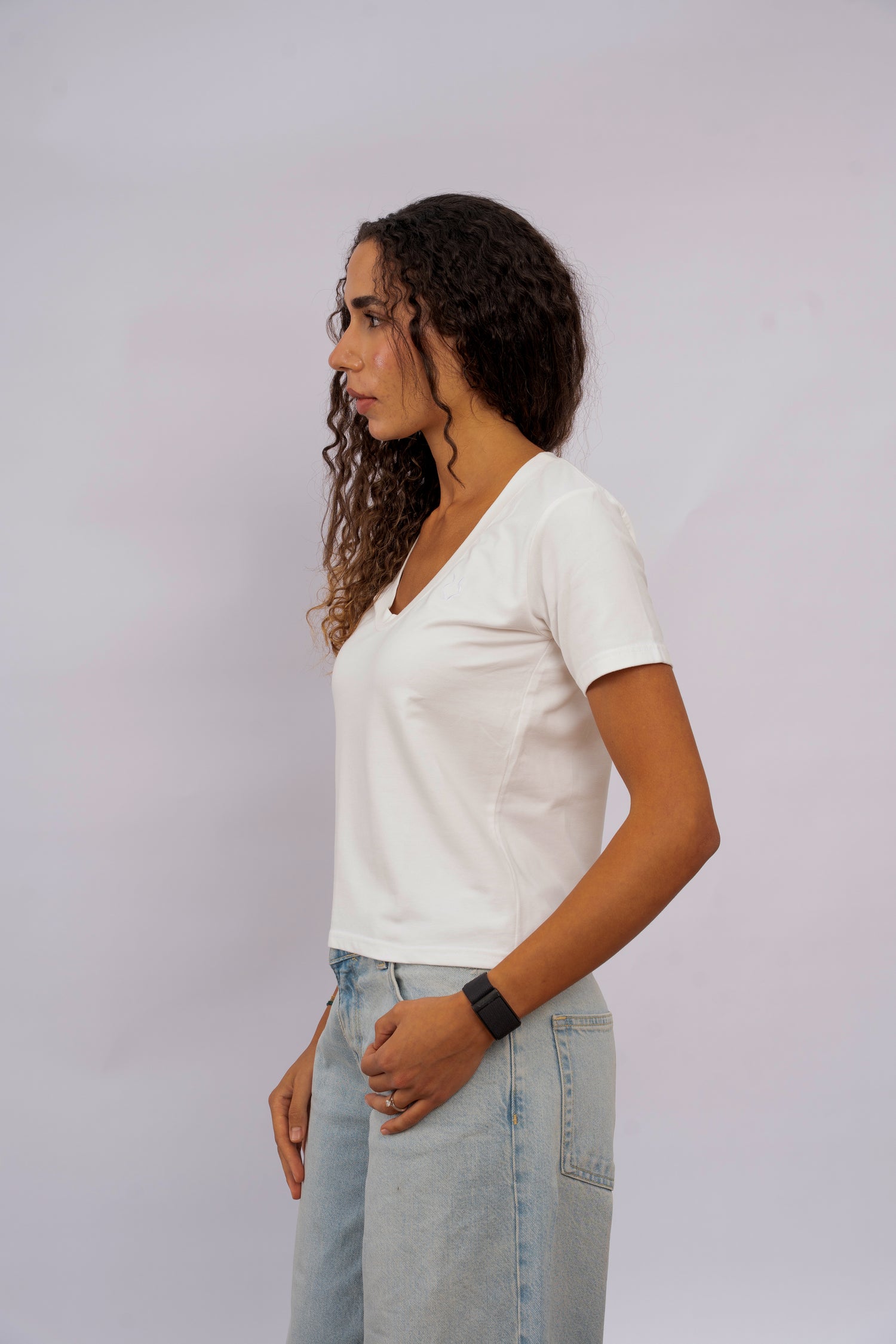 Plain U-Cut White