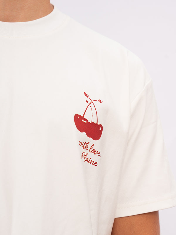 Oversized Cherry White
