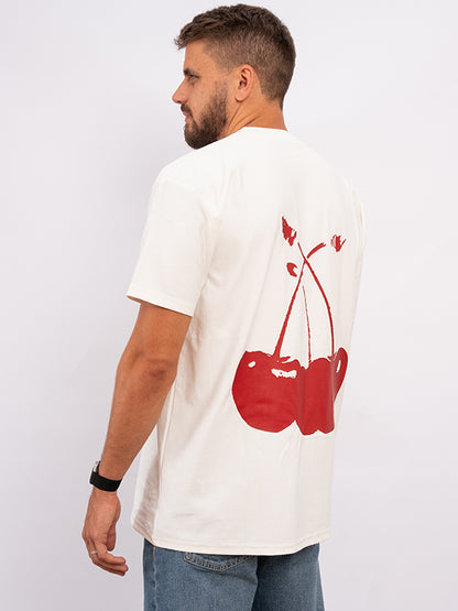 Oversized Cherry White
