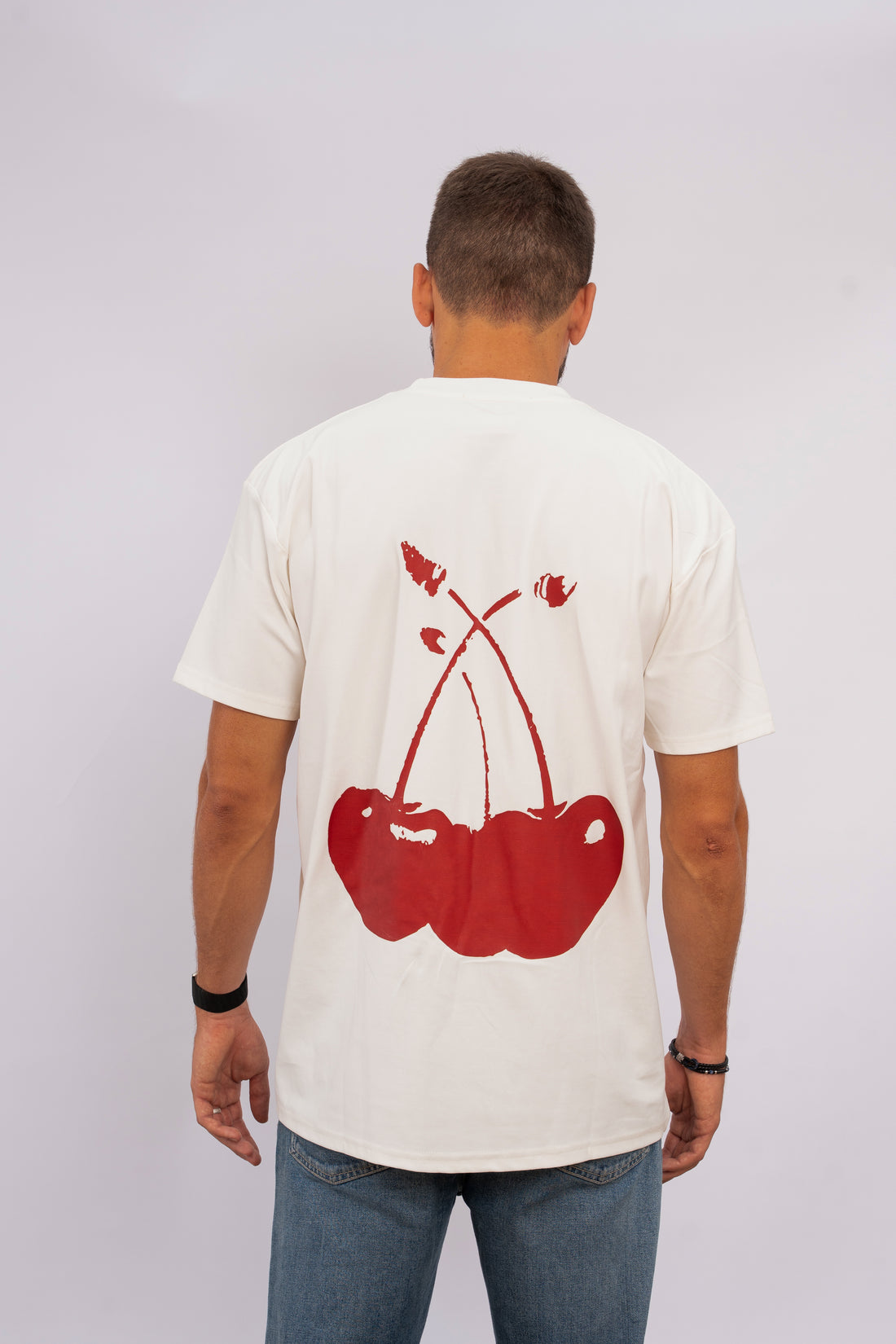 Oversized Cherry White