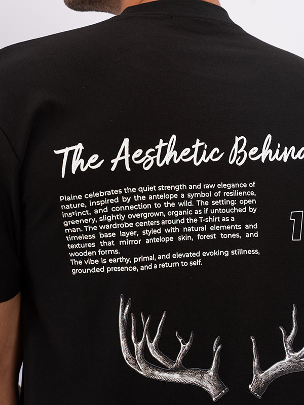 Oversized Script Black