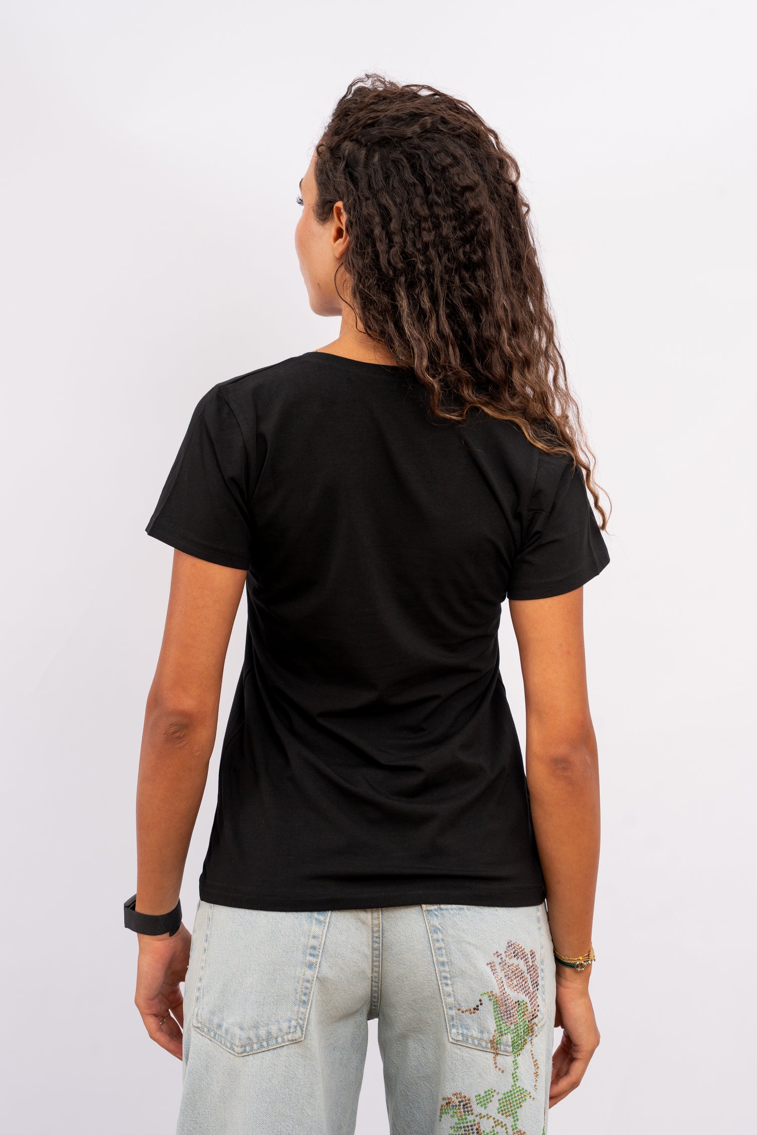 Plain V-Cut Black