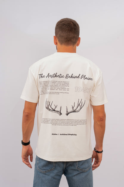 Oversized Script White
