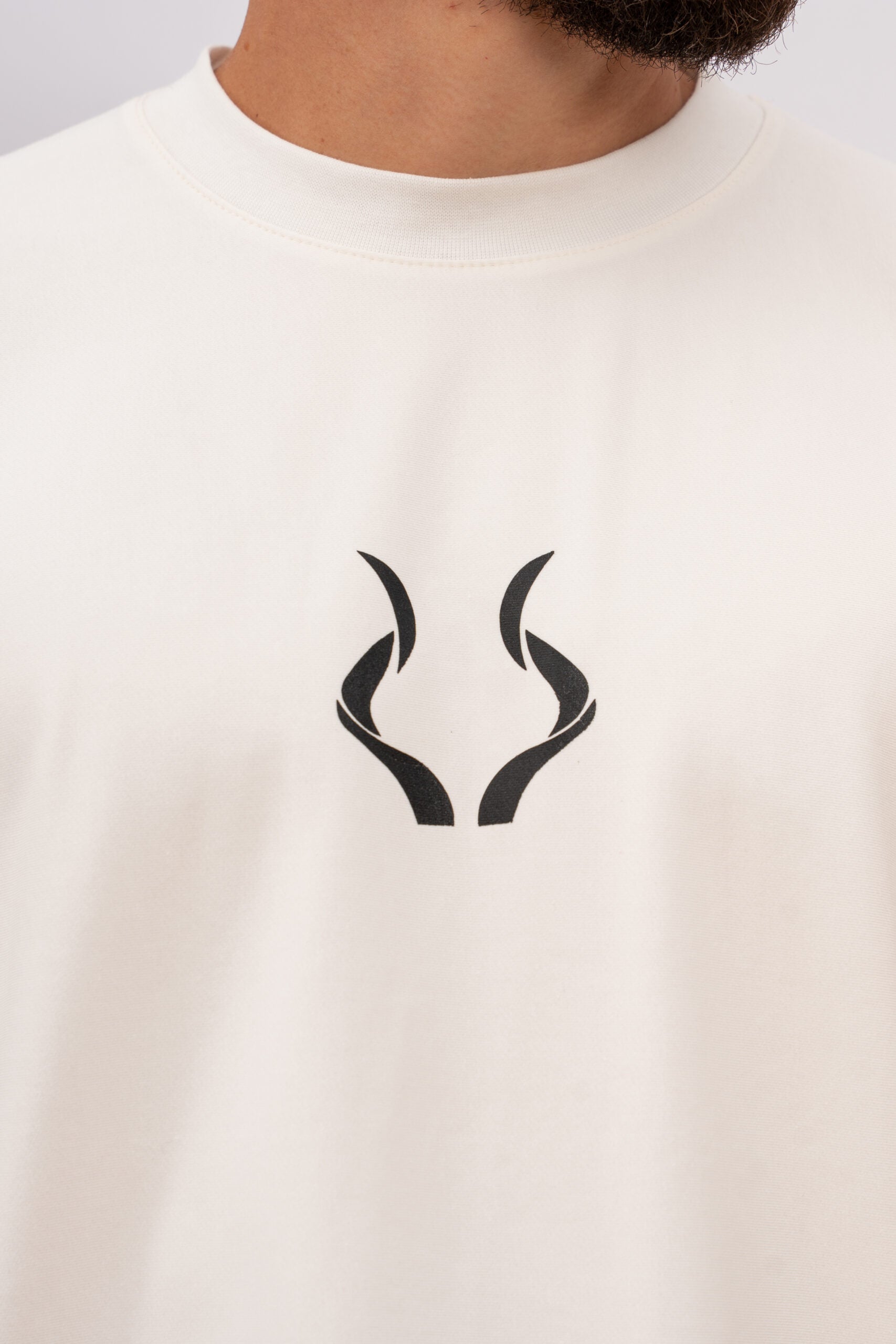 Oversized Script White