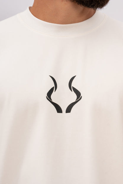 Oversized Script White