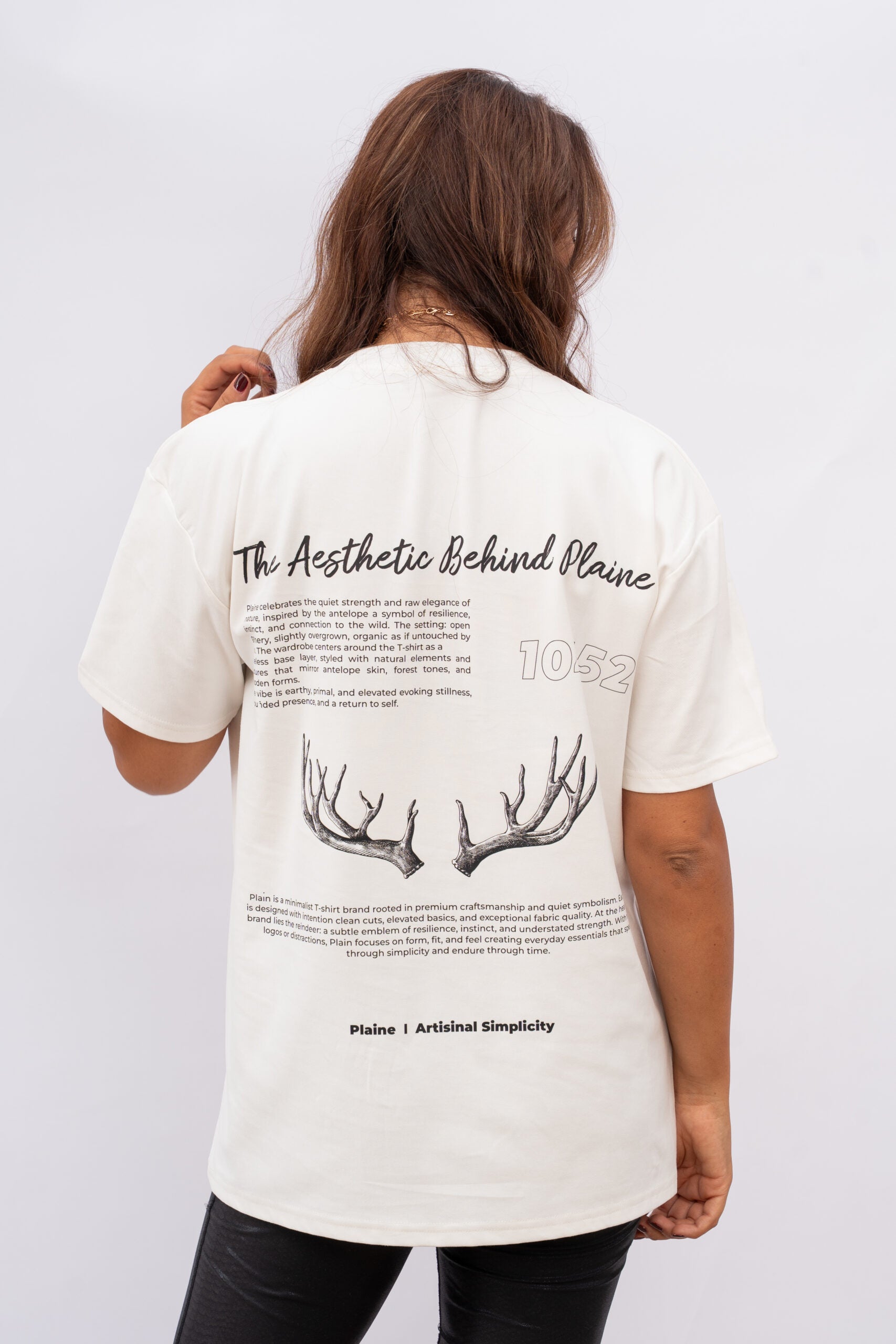 Oversized Script White