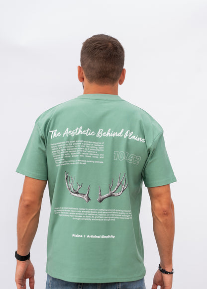 Oversized Script Green