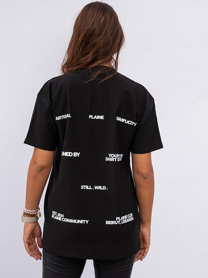 Oversized Statement Black